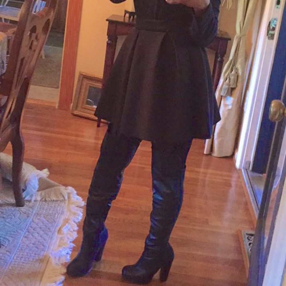 Black scuba skirt - Picture 3 of 7